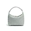 Bolsa Tejida Nueva Primavera/Verano 2026 Bolso de Mano Lujo Ligero Nicho Casual Bolsa para Lonchera Bolso de Hombro Bolso Dumpling Bolso de Axila