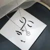 Pendente de garra de gato fofo e divertido japonês e coreano corrente de clavícula oca joia simples curta para homens e mulheres vendas diretas da fábrica