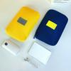 Bolsa de Almacenamiento Digital de Malla Gruesa a Prueba de Golpes para Viaje Bolsa de Almacenamiento para Cable de Datos de Teléfono Móvil Bolsa de Almacenamiento para Auriculares Disco Duro Unidad USB