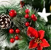 Decoraciones de corona de Navidad de comercio electrónico transfronterizo de Amazon para escaparates, tiendas de centros comerciales y colgantes de puerta para crear una atmósfera festiva