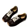 Zapatos de Entrenamiento de Plataforma Retro Alemanes para Mujer 2026 Otoño Nuevos con Cordones Suela Suave Casual Versátiles Estilo Forrest Gump Zapatos de Plataforma Zapatos de Mujer