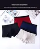 Cueca masculina atacado algodão boxers masculinos absorventes de suor confortável respirável calças de abas largas tamanho grande cuecas cuecas masculinas