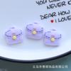 Lindos accesorios de resina de dibujos animados brillantes al por mayor, horquilla para el cabello para niños, pinza para el cabello, material DIY hecho a mano, parche para taza de agua