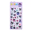 Pegatinas de Relieve Estéreo de Dibujos Animados Lindas Divertidas 3D Luminosas de Diamantes de Cristal Pegatinas Decorativas para Funda de Teléfono de Niña