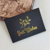 Bendición creativa tarjeta pequeña mini tarjeta de agradecimiento de boda tarjeta de mensaje tarjeta decorativa para caja de regalo dorado flor tarjeta de felicitación