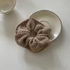 Anel de Cabelo Tricotado em Lã Sabor Creme Tecido à Mão Anel de Cabelo Grande Anel de Intestino Grande Corda de Cabelo Rabo de Pinha Corda de Cabelo Ins