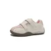 Zapatillas Casuales con Velcro para Mujer, Estilo de Nicho de Moda, Zapatos Planos Blancos Versátiles para Estudiantes, Zapatos Deportivos Alemanes para Entrenamiento