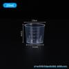 Vaso Medidor con Escala 10 30 50 100 5000ml Laboratorio Espesado Pp Plástico Cubeta Medidora Vaso Medidor