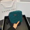 2025 Bolso de Hombro Nuevo Otoño e Invierno para Mujer Lindo Versátil Moda Versátil Ins Commuter Cruzado Bolso de Felpa para Mujer