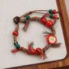Novas Pulseiras de Natal Mais Vendidas Atacado Europeu e Americano Pequenos Presentes e Acessórios de Natal Pulseiras Transfronteiriças Exclusivamente para Vendas Transfronteiriças