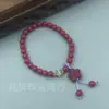 Pulseira de cinábrio boutique este ano de vida pulseira de anel único anel liso anel duplo corajoso joias para homens e mulheres presente fábrica atacado