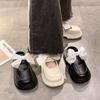 Sandalias Casual Dulces de Plataforma de Suela Gruesa para Mujer Estilo Nuevo Verano 2025 Nudo de Lazo Puntera Calzado Exterior Zapatos de Mujer