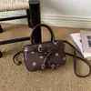 Bolso de Mano de Lunares de Nicho para Mujer 2026 Estilo Nuevo Bolso Tote Versátil de Alta Gama Bolso de Hombro Cruzado Elegante