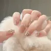 Armadura de mano sentido avanzado hecho a mano ins explosiones diamante roto mariposa uña piezas de uña al por mayor uñas portátiles
