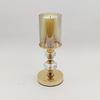 Porta-Vela Taça de Vinho Europeu Ferro Galvanizado Dourado Porta-Vela Simples Romântico Jantar à Luz de Velas Mesa de Jantar Decoração de Casamento