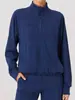 Tops Deportivos para Mujer, Chaquetas de Yoga Holgadas, Cubre-Ropa Transpirables para Fitness, Casual para Correr y Entrenar, Manga Larga, Nuevos Estilos de Primavera y Otoño