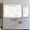 Calendario de horarios, pegatinas para refrigerador, tablero creativo regrabable, horario semanal, tablero de mensajes de conveniencia, horario de verano