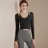 Roupas de Yoga Tops para Mulheres 2026 Novo Conjunto Esportivo Fitness Profissional Treinamento de Corrida Tamanho Grande Pilates Conjunto de Duas Peças