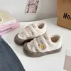 Sapatos de Algodão Neve Pelúcia 2025 Inverno Novo Feminino Casual Grande Esportivos de Algodão Velcro Sapatos de Algodão Be-6933
