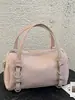 Shuai Mijia 2026 Outono Nova Moda Tendência Estilo Coreano Bolsa Boston Bolsa de Ombro de Mão Bolsa Transversal Retrô para Mulheres