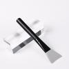 Brocha de Mascarilla de Silicona Negra Cabeza Suave Brocha de Mascarilla de Silicona Barro Portátil Brocha de Maquillaje Herramienta de Salón de Belleza Set de Spa