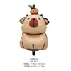 Novo Balão de Filme de Alumínio Desenho Animado Capivara Capibala Decoração de Festa de Feriado Aniversário Infantil Balão de Folha de Alumínio