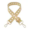 Nuevos accesorios para bolsos con correa de hombro ancha de color, correa decorativa para un solo hombro, bandolera de color en contraste, correa larga para bolso transfronterizo de comercio exterior