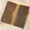 Marant Piel Crazy Horse Vintage Porta Pasaporte Cartera Portátil de Gama Alta Bolso de Piel Genuina Portabilletes Porta Pasaportes Libro Tendencia