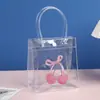 Bolsa Tote Transparente de PVC para Jardim de Infância, Fofa, Presente para Estudante, Temporada de Volta às Aulas, Dia dos Namorados, Dia das Mães, Saco de Presente