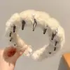 Diadema Ondulada Marrón para Mujer, Uso Diario, Antideslizante, con Dientes, para Lavarse la Cara, Accesorio para el Cabello