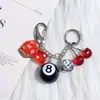 Moda Europeia e Americana Estilo Escuro Tendência Estilo de Rua Cool Bolsas Mochilas Bagagens Pingentes Número 8 Dado de Sinuca Atacado