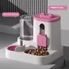 Alimentadores Elevados para Animais de Estimação com Tigela Removível de Aço Inoxidável e Dispensador de Água Automático Gatos e Cães