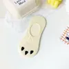 Calcetines de Garra de Gato de Dibujos Animados Estilo Coreano Calcetines Invisibles de Boca Baja Calcetines Cortos Nuevos de Primavera y Verano Calcetines Invisibles con Talón Dispensador Calcetines Tipo Barco para Mujer