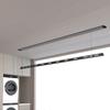 Tendedero de Balcón con Control Remoto Inteligente, LED Ultraestrecho Empotrado, Tendedero Eléctrico de Elevación Automática Invisible para el Hogar