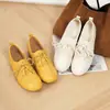 Aumento de Altura Interna de 4cm Novo Estilo Verão 2026 Sapatos de Treino Alemães, Couro Genuíno, Cadarço, Versátil, Confortável, Sapatos Baixos Simples