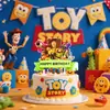 Decoración de Bandera para Pastel de Toy Story Transfronteriza Suministros para Fiesta Accesorios de Decoración de Bandera para Pastel de Toy Story