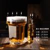 Copo de vidro doméstico criativo super grande capacidade brewed beer cup hexagonal Fujia White Beer Cup