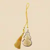 Colgante de Bolsita de Calabaza Dorada para Atraer Riqueza y Bendiciones, Adorno para Colgar en el Coche, Decoración de Entrada, Regalo de Negocio, Artículo de Regalo