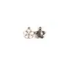 Flor de Cerezo de Cinco Pétalos Margarita DIY Aleación Perla Gota de Aceite Accesorios para Joyería Accesorios para el Cabello Transfronterizos Llavero Colgante