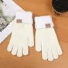 Luvas de Lã de Alpaca Totalmente Acrílicas, Luvas Versáteis de Retalhos Peludos, Luvas de Tricô Sem Dedos para Tela de Toque, Luvas à Prova de Frio e Quentes