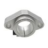 Suporte de assento fixo para eixo óptico assento suporte suporte de alumínio tipo diamante horizontal assento de fixação horizontal assento de haste guia SHF16/20/25/30