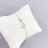 Pulsera de Mariposa y Concha de Dongdaemun Coreana Pulsera para Mujer Coreana Pulsera Chapada en Oro Real Mejor Regalo para Pareja Joyería