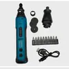 Atacado Transfronteiriço Multifuncional Mini Chave de Fenda de Troca Rápida Carregamento USB Velocidade Ajustável Máquina de Gravação e Polimento Caneta Elétrica de Esmerilhar