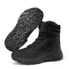 Botas de senderismo nuevas y modernas, zapatos de escalada altos para exteriores, botas de trabajo para hombre, botas de combate, negro transfronterizo