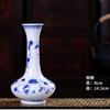 Mini Enfeites de Vaso Azul e Branco de Porcelana Cerâmica Hidropônico Retrô Arranjo de Flores Casa Antigo Decorativo Vaso de Flores de Cabana