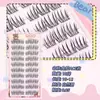 Diez Filas de Pestañas Postizas sin Pegamento, Maquillaje Natural Ligero, No Requiere Pegamento, Pestañas Postizas Inferiores de Girasol, Pestañas Postizas de Racimo Único del Sudeste Asiático