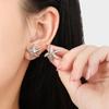Pendientes de estrella de mar elegantes y sencillos de estilo nicho para mujer, de alta gama, de acero y titanio chapados en oro, de Corea del Sur.