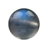 Cuentas de cristal natural 6A gris claro de luna, semiterminadas, piedra lunar azul claro, accesorios de bricolaje, piedra lunar