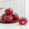 Latas de Té de Caqui Rojo Regalos de Boda Latas de Dulces de Boda Todo lo Mejor Latas Selladas de Cerámica Tienda Feliz Latas de Dulces Mayoreo