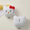 Lindo muñeco de tela de dibujos animados, broche bordado de peluche, llavero, colgante, accesorios de joyería hechos a mano, materiales, accesorios de bricolaje